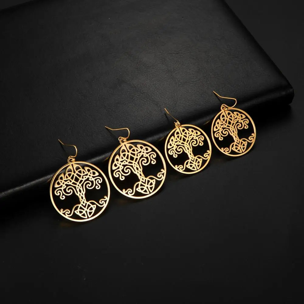 Oorbellen Levensboom Natuur - Mijn Oorbellen