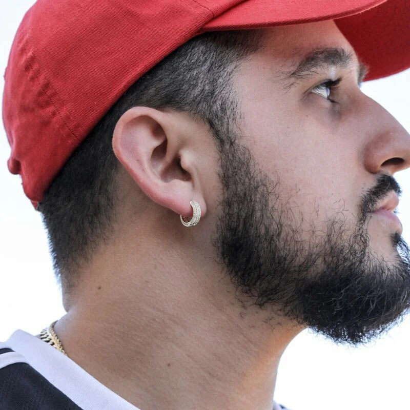 Heren Oorbellen Bling Bling - Mijn Oorbellen