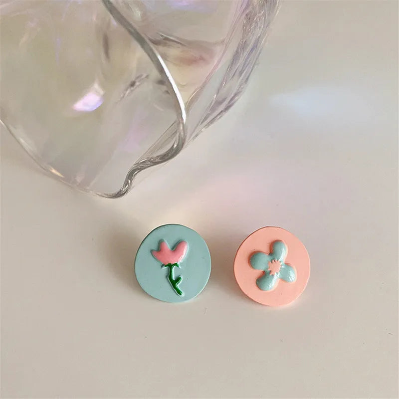 Oorbellen Bloem Tulp Voor Meisje - Mijn Oorbellen