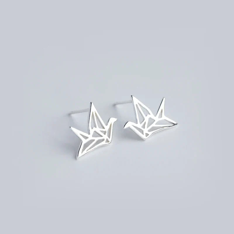 Origami Vogel Oorbellen - Mijn Oorbellen