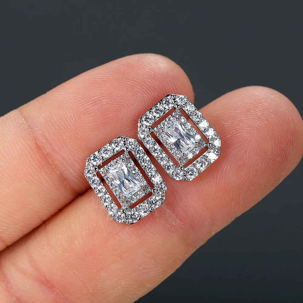 Luxe Rechthoekige Oorbellen - Mijn Oorbellen