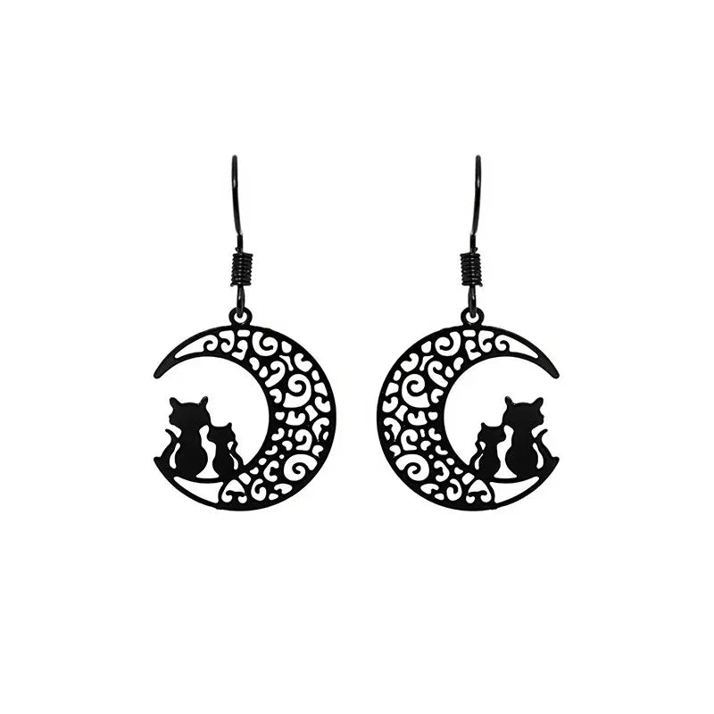 Kattenoorbellen Vrouw - Mijn Oorbellen