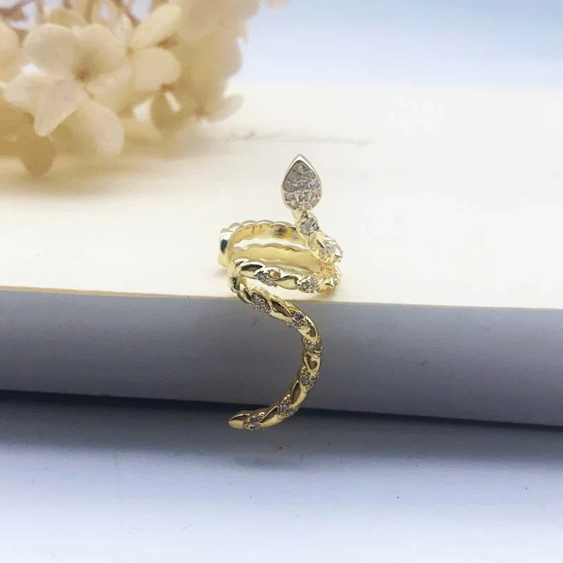 Opgerolde Slang Oorbellen - Mijn Oorbellen