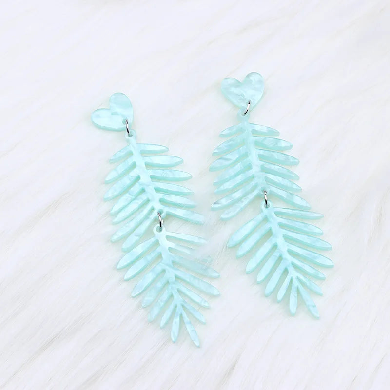 Tropische Blad Oorbellen - Mijn Oorbellen