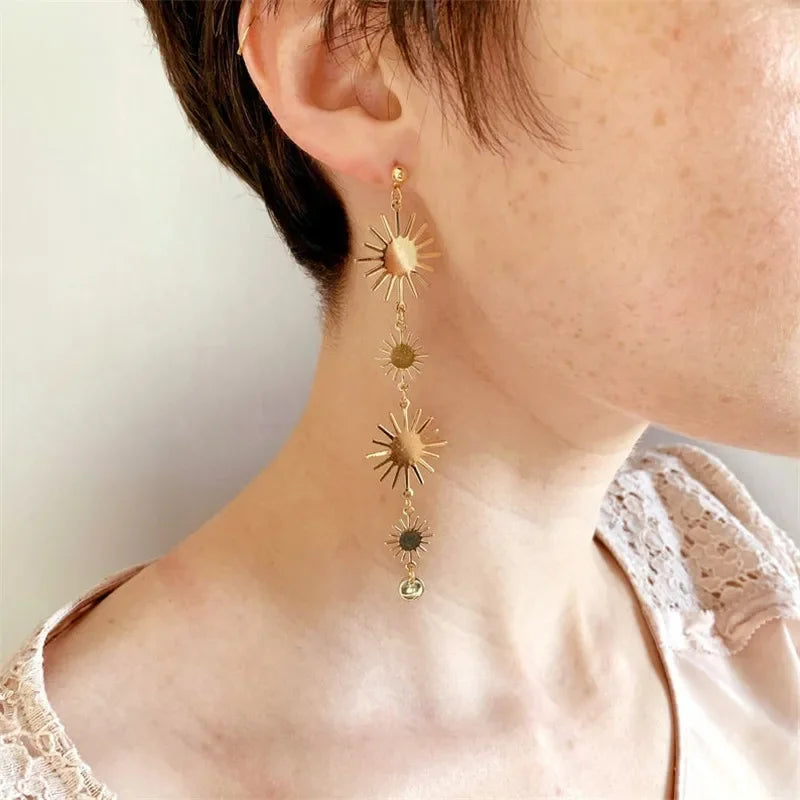 Zonneoorbellen Hanger - Mijn Oorbellen