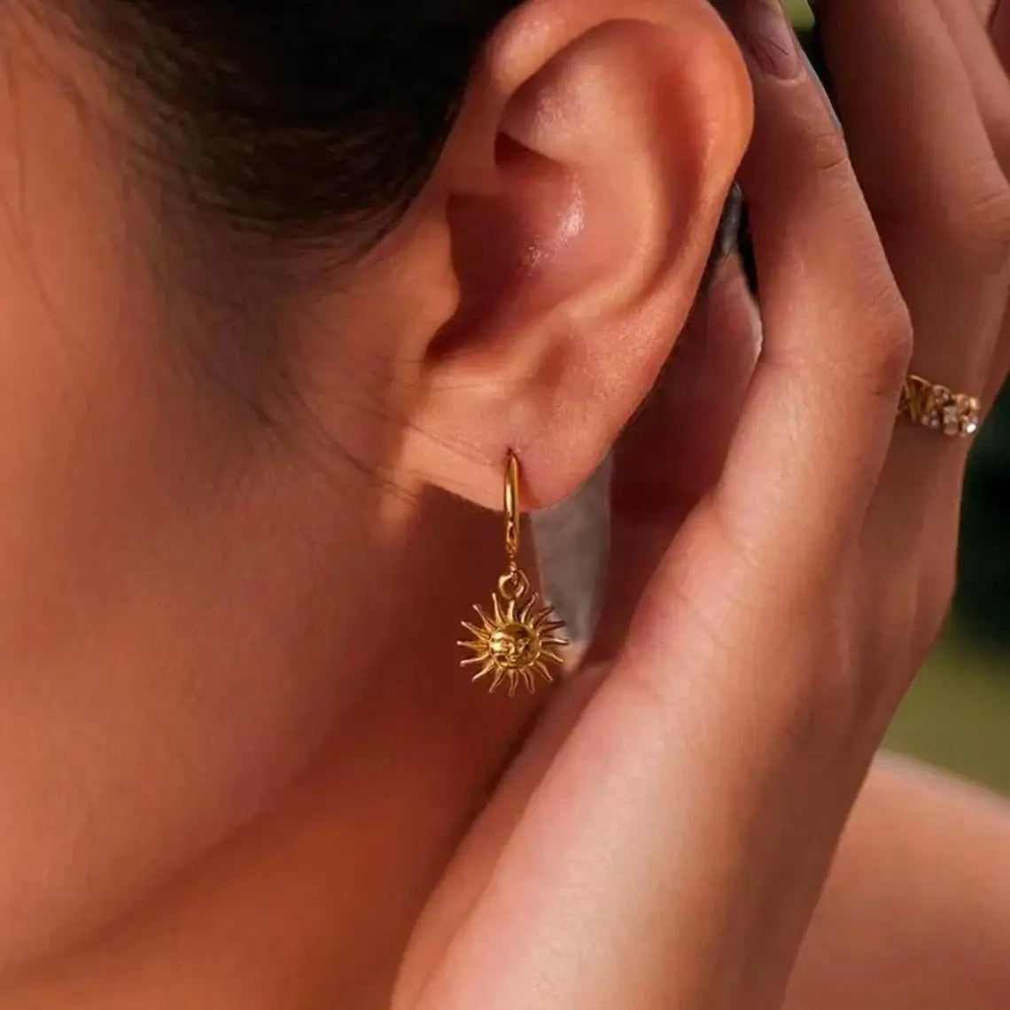 Oorbellen Voor Vrouwen Zon - Mijn Oorbellen