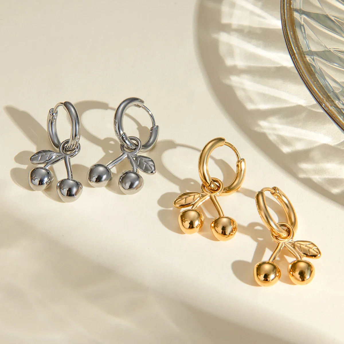 Dames Kersen Oorbellen - Mijn Oorbellen