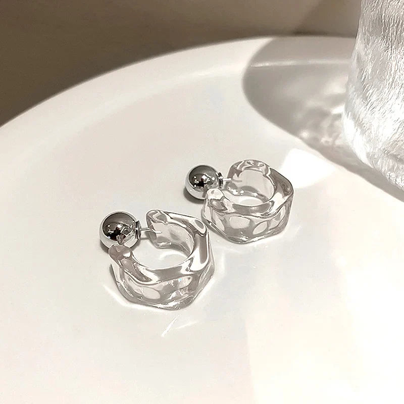 Transparante Creolen Oorbellen - Mijn Oorbellen