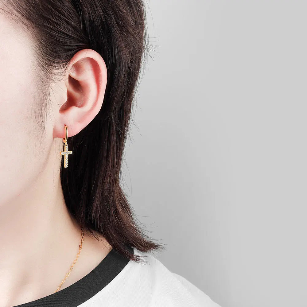 Dames Kruis Oorbellen - Mijn Oorbellen