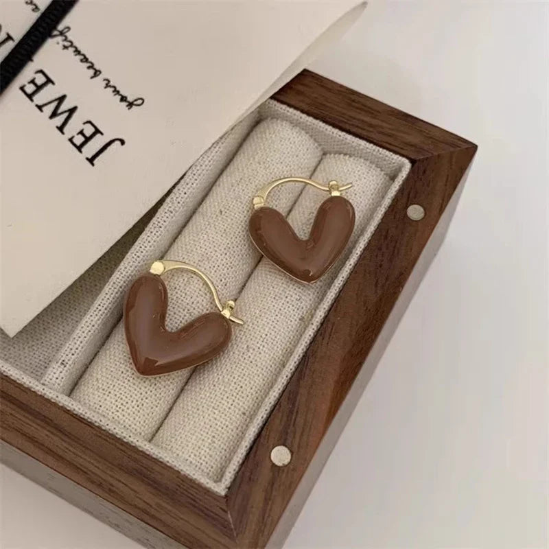 Romantische Hartvormige Oorbellen - Mijn Oorbellen