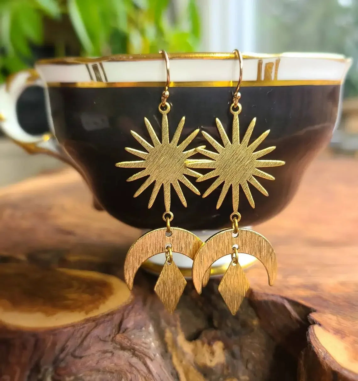 Zon en Maan Oorbellen - Mijn Oorbellen