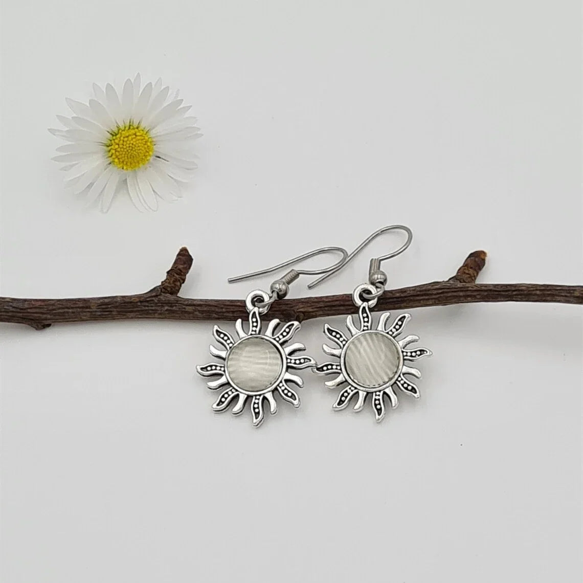Zilveren Boheemse Zonoorbellen - Mijn Oorbellen