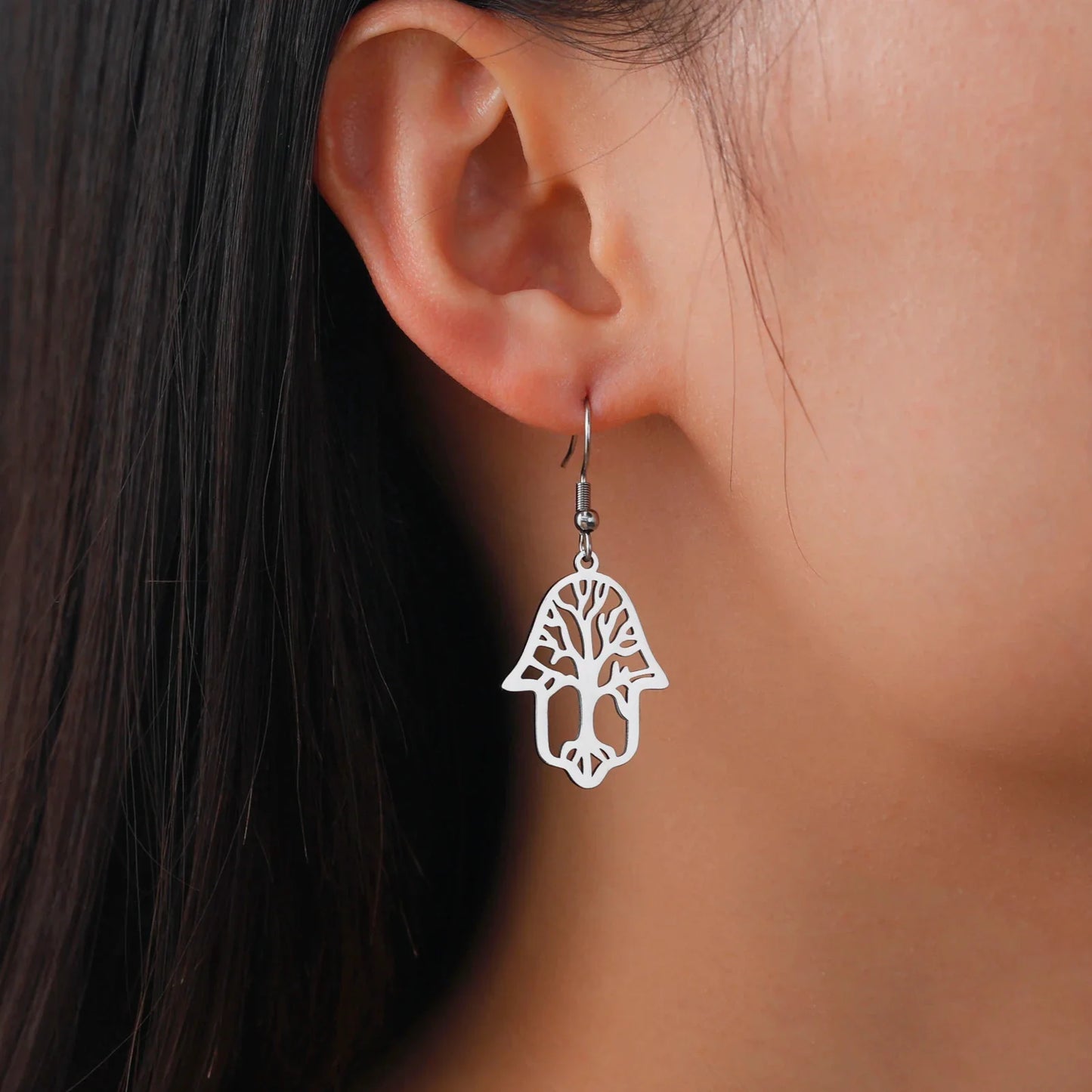 Oorbellen Levensboom Hand van Fatima - Mijn Oorbellen