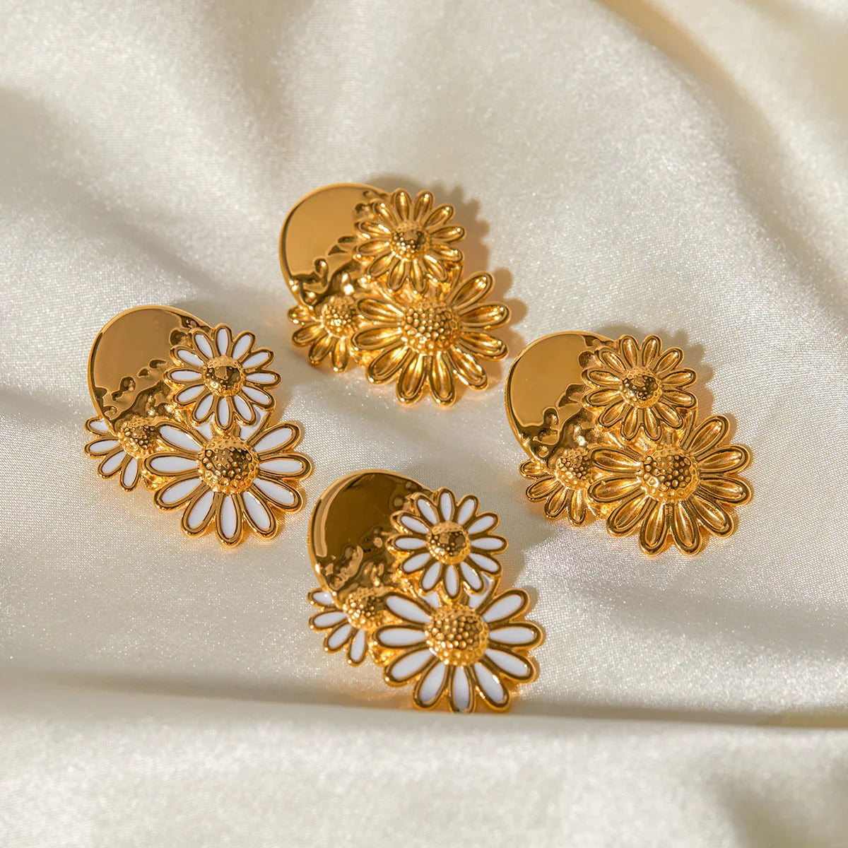 Oorringen Stralende Margriet - Mijn Oorbellen