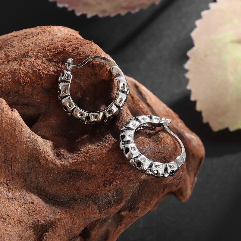 Heren Oorbellen Schedel - Mijn Oorbellen