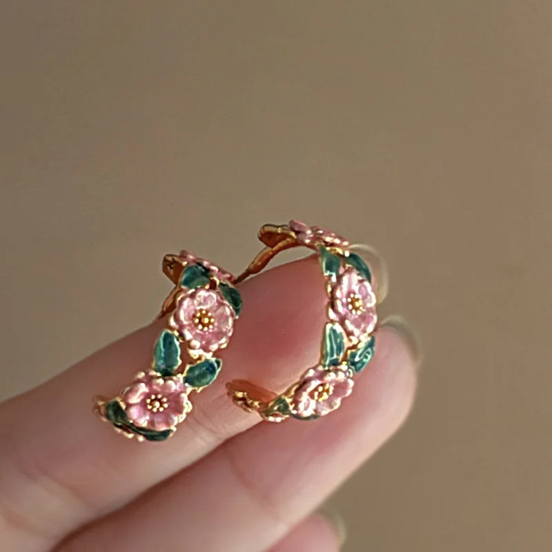 Oorbellen Vintage Bloem - Mijn Oorbellen