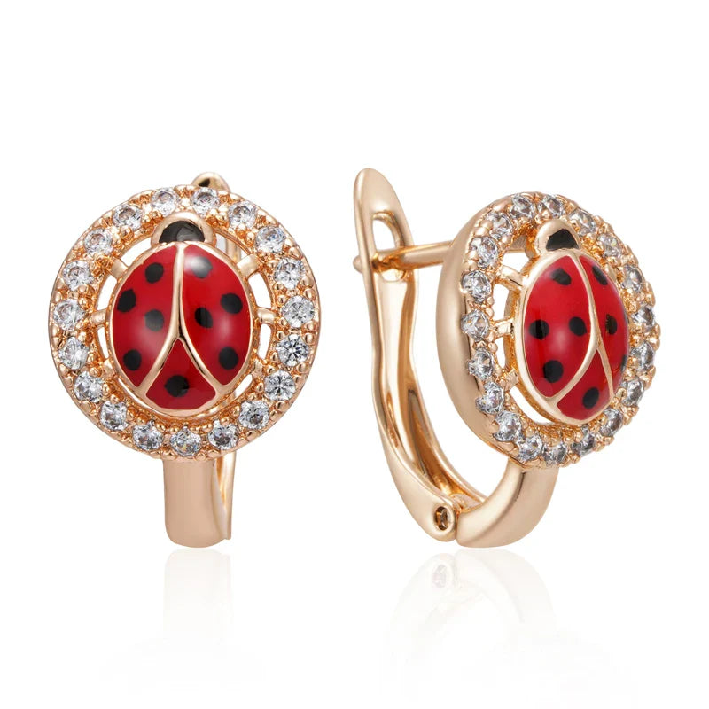 Dames Oorbellen Lieveheersbeestje - Mijn Oorbellen