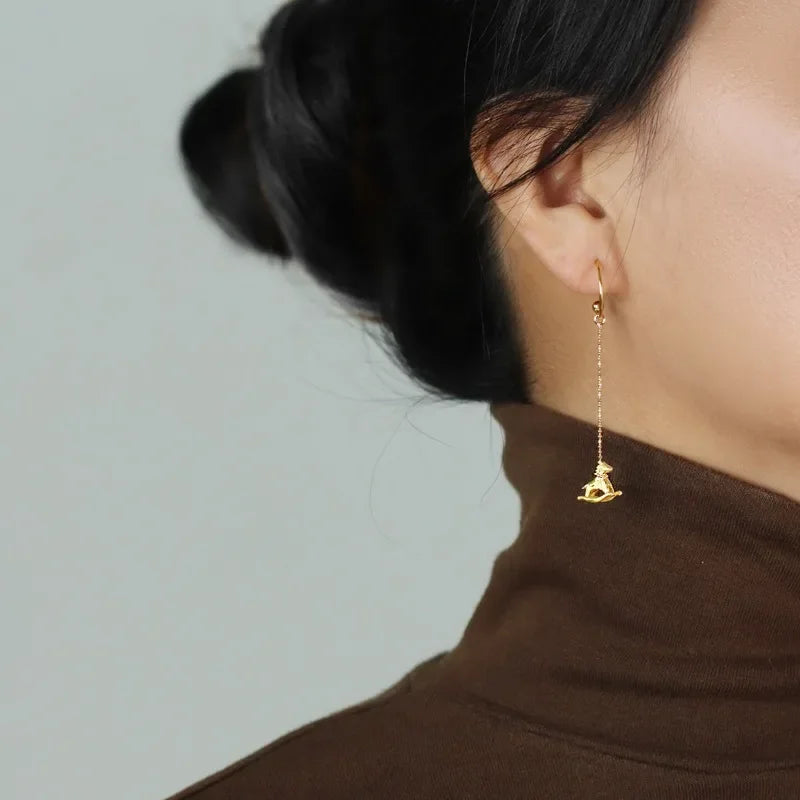 Oorbellen Paard Hanger Ketting - Mijn Oorbellen