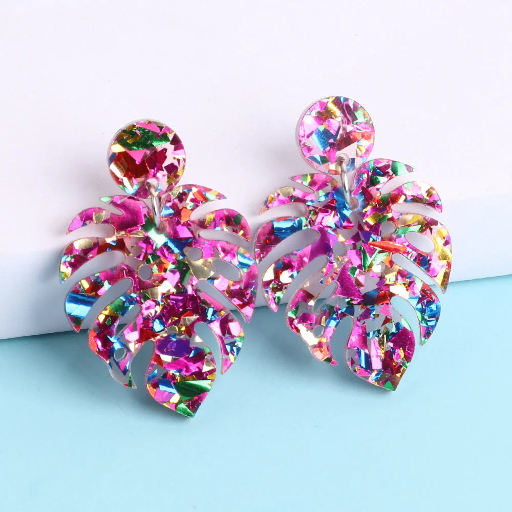 Oorbellen Glitters Blad - Mijn Oorbellen