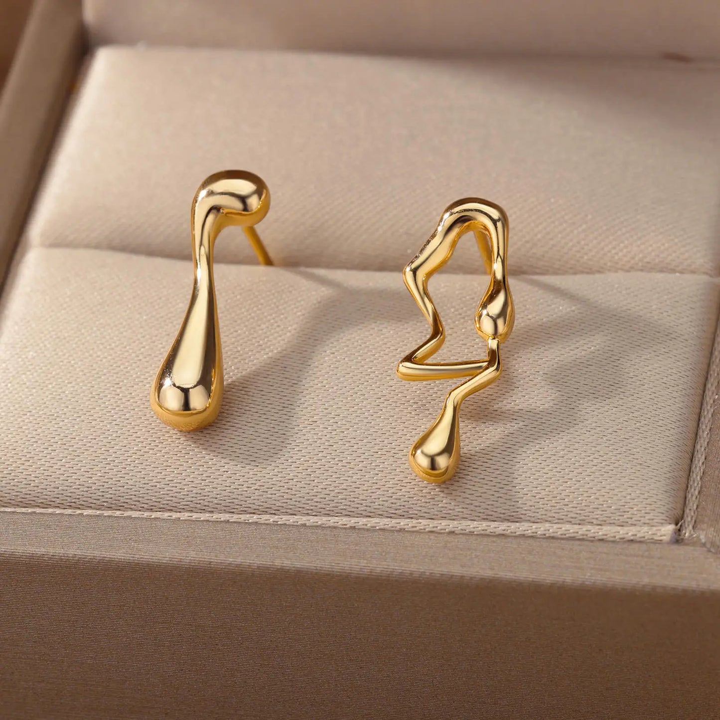 Asymmetrische Druppel Oorbellen - Mijn Oorbellen