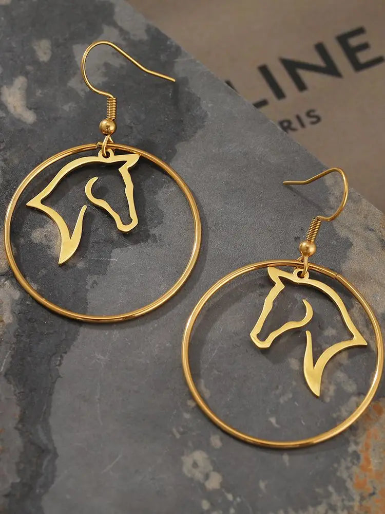 Paardenhoofd Oorbellen - Mijn Oorbellen