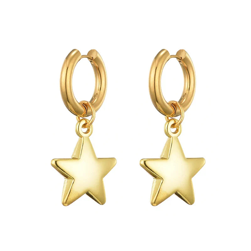 Oorbellen Hangers Ster - Mijn Oorbellen