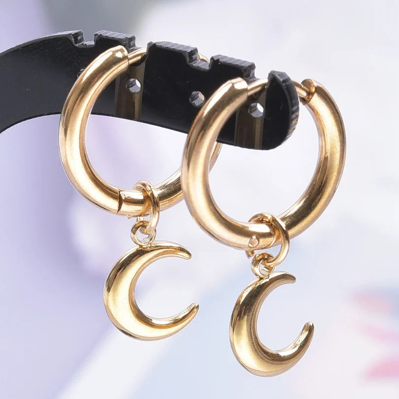 Dames Maan Oorbellen - Mijn Oorbellen