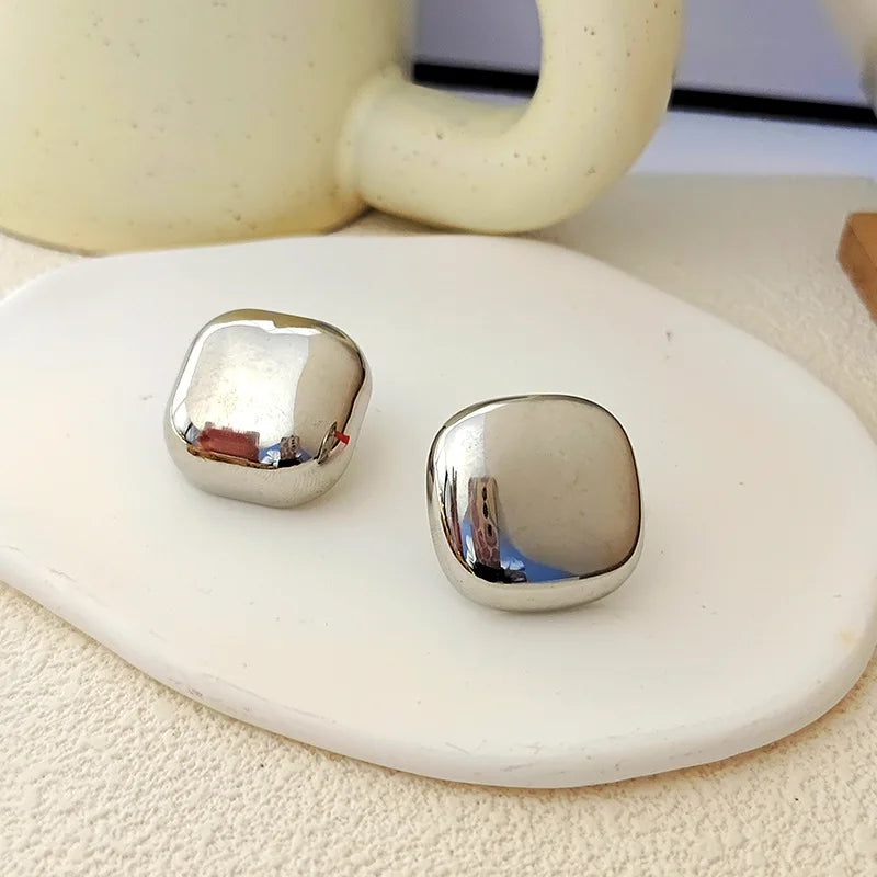 Eenvoudige Vierkante Oorbellen - Mijn Oorbellen