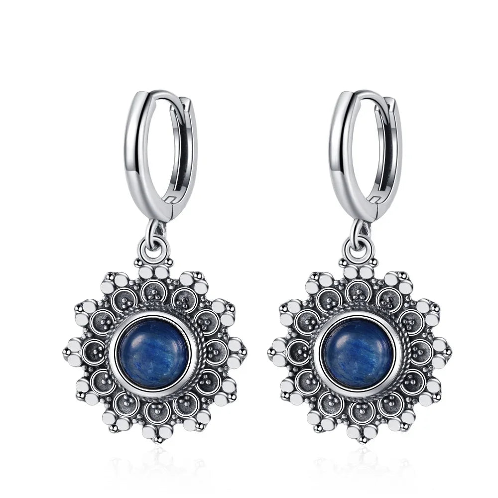 Oorbellen Steen Kyaniet - Mijn Oorbellen