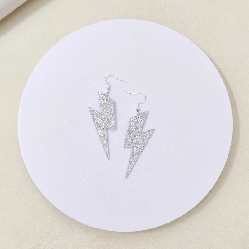 Acrylische Bliksem Oorbellen - Mijn Oorbellen