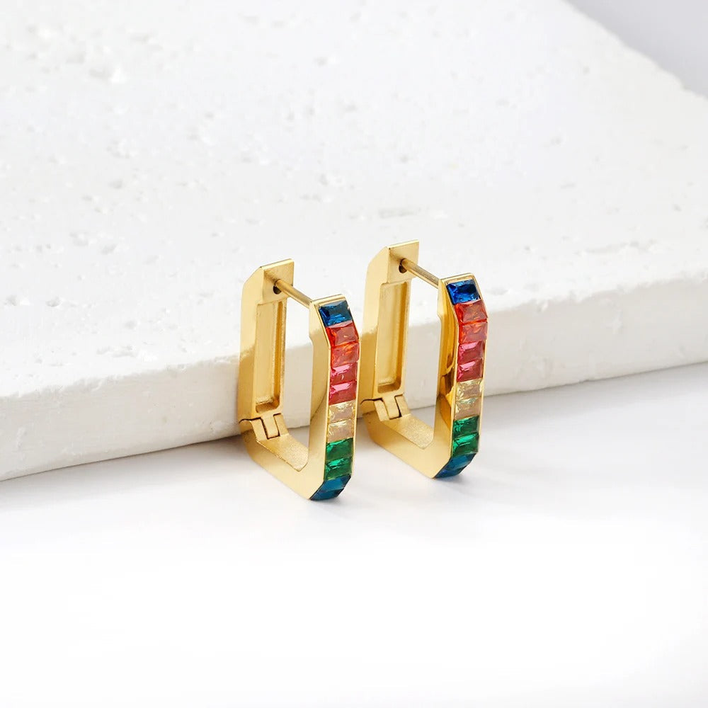 Rechthoekige Oorbellen Voor Vrouwen - Mijn Oorbellen