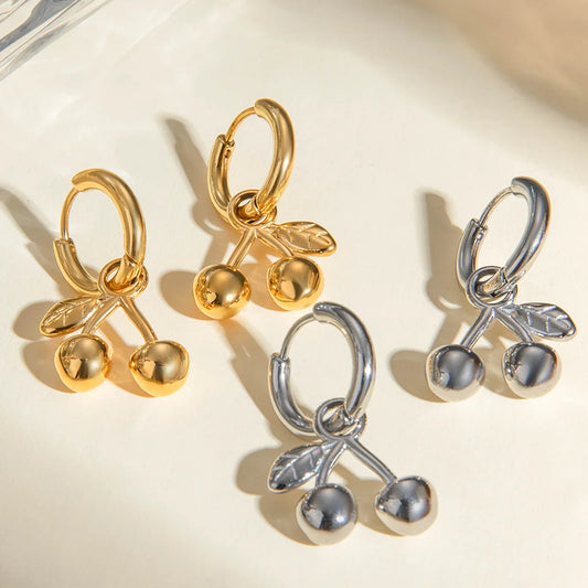 Dames Kersen Oorbellen - Mijn Oorbellen