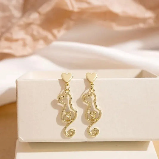 Oorbellen Kat Voor Meisje - Mijn Oorbellen