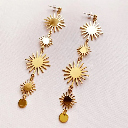 Zonneoorbellen Hanger - Mijn Oorbellen