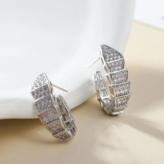 Luxueuze Slangenoorbellen - Mijn Oorbellen